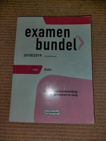 VWO examenbundel Duits, 2018/2019 voor €2,- beschikbaar voor biedingen