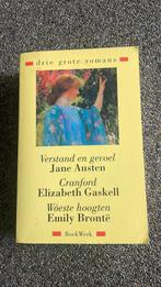 E. Gaskell - Verstand en gevoel ; Cranford ; Woeste hoogten, Ophalen of Verzenden, Zo goed als nieuw, Nederland, E. Gaskell; Emily Bronte; Jane Austen