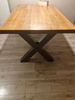 Eettafel, Eikenhout, 150 tot 200 cm, Rechthoekig, 50 tot 100 cm