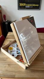 Compacte schildersezel met opbergruimte, Hobby en Vrije tijd, Schilderen, Ophalen, Zo goed als nieuw, Ezel