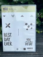 Stampin’ Up! Best Day Ever, Ophalen of Verzenden, Zo goed als nieuw, Clearstamp