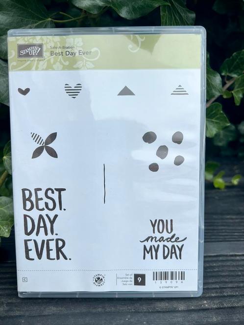 Stampin’ Up! Best Day Ever, Hobby en Vrije tijd, Stempelen, Zo goed als nieuw, Clearstamp, Ophalen of Verzenden