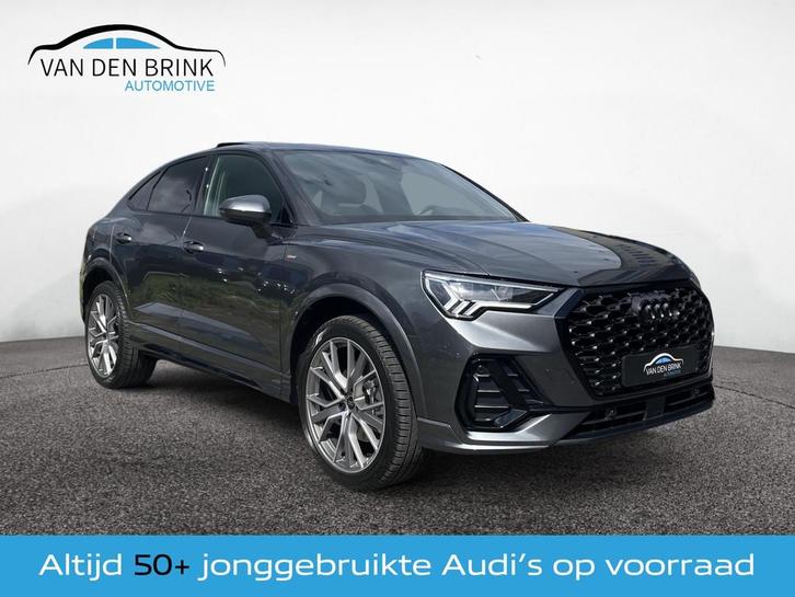 Audi Q3 Sportback 45 TFSIe S-line Matrix Pano 360 cam Memory, Auto's, Audi, Bedrijf, Te koop, Q3, 360° camera, ABS, Achteruitrijcamera