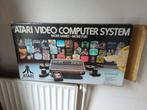 Atari cx-2600A doos + 2 controlers, Spelcomputers en Games, Spelcomputers | Atari, Verzenden, Zo goed als nieuw, Met 2 controllers
