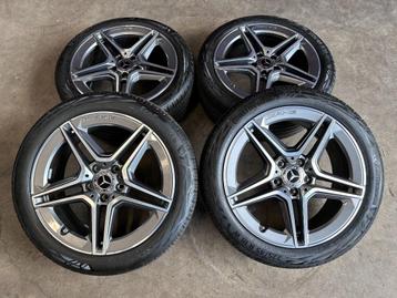 18 inch originele AMG velgen + zomerbanden Mercedes A B CLA beschikbaar voor biedingen