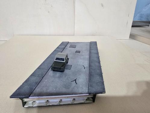 H0 verkeersbrug zelfbouw, Hobby en Vrije tijd, Modeltreinen | H0, Gebruikt, Brug, Tunnel of Gebouw, Gelijkstroom of Wisselstroom