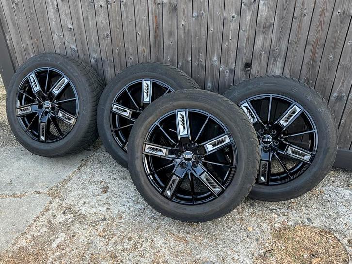 Audi Q5 Winterset Zwart 19 inch Winterbanden Ronal, Auto-onderdelen, Banden en Velgen, Banden en Velgen, Winterbanden, 19 inch