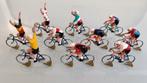Vintage metalen miniatuur wielrenners/coureurs., Antiek en Kunst, Ophalen of Verzenden