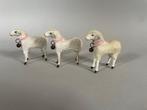 3 Antieke schapen uit het Ertsgebergte, vooroorlogs 7,5 hoog, Diversen, Kerst, Ophalen of Verzenden