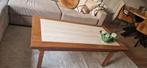 hout+ steen, Huis en Inrichting, Tafels | Salontafels, Ophalen, Gebruikt, 50 tot 100 cm, 50 tot 100 cm