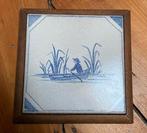 Onderzetter met tegel Visser in Riet, Ophalen of Verzenden