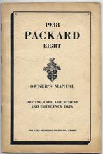 Packard Eight 1938 manual, Ophalen of Verzenden