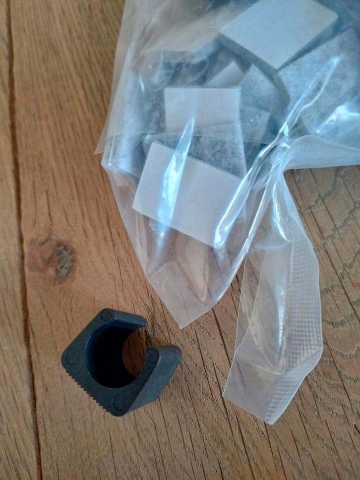 25 Stoelglijders / vloerglijders buisframe stoelen 1,5 cm., Huis en Inrichting, Stoelen, Nieuw, Vijf, Zes of meer stoelen, Zwart