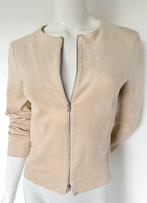 MARCCAIN SUEDINE JASJE, CREME, 36 (NEW €229) ALS NIEUW💖💖💖, Overige kleuren, Ophalen of Verzenden, Zo goed als nieuw, Jasje