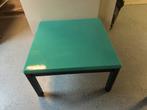 Turquoise bijzettafel, 50 tot 100 cm, Vierkant, Ophalen of Verzenden, Zo goed als nieuw