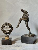 Set brons baseball / honkbal, Antiek en Kunst, Ophalen of Verzenden, Brons