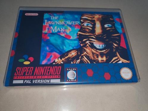 The Lawnmower Man SNES Game Case, Spelcomputers en Games, Games | Nintendo Super NES, Zo goed als nieuw, Verzenden