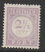 Suriname 1913 P20 Port 2,5c, Ongebruikt, Ophalen of Verzenden, Postfris