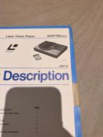 Philips Laser Vision Player 22VP720 Service Manual, Ophalen of Verzenden