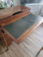 bureau computermeubel met leren blad mahonie, Ophalen, Heikant 21 Kaatsheuvel, Belle Vieille Brocante, Zo goed als nieuw