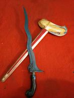 Antieke Keris Gajah 5 Luk Pamor Keleng Gayaman Solo SUZ82, Antiek en Kunst, Verzenden