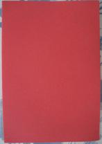 A4 vel knutsel foam rood., Ophalen of Verzenden, Zo goed als nieuw, Materiaal