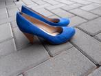 Cobaltblauwe schoenen maat 38!, Gedragen, Blauw, Ophalen of Verzenden, Pumps