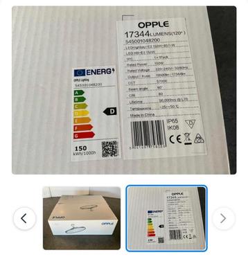 Opple High Bay LED 80W halstraler  beschikbaar voor biedingen