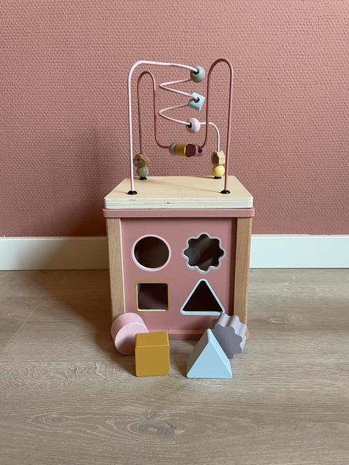 Little dutch activiteitenkubus wild flowers, Kinderen en Baby's, Speelgoed | Houten speelgoed, Nieuw, Overige typen, Ophalen