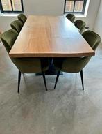 Iepenhouten Eettafel - Robuust & Stijlvol, Huis en Inrichting, Tafels | Eettafels, Ophalen, Gebruikt, 200 cm of meer, 50 tot 100 cm