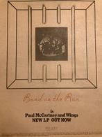 Paginagrote A3 advertentie PAUL MCCARTNEY Band On The Run, Cd's en Dvd's, Vinyl | Pop, Ophalen of Verzenden