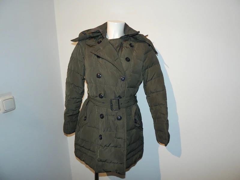 Burberry Brit heerlijke warme jas gevoerd rits knopen S