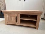 Nieuw eiken TV-meubel – landelijk & robuust – 112 cm breed, Huis en Inrichting, Ophalen, 100 tot 150 cm, Eikenhout, Nieuw