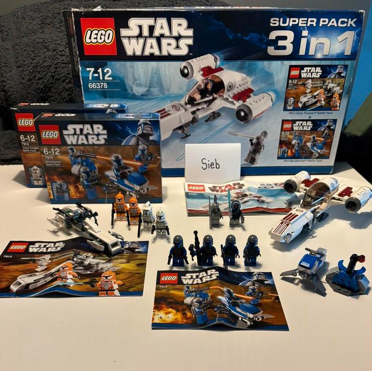 Lego Star Wars 66378 Super Pack 3 in (7913 / 7914 / 8085), Kinderen en Baby's, Speelgoed | Duplo en Lego, Zo goed als nieuw, Lego