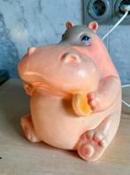 Heico Nijlpaard Lamp - Kinderkamer Lamp vintage, Huis en Inrichting, Lampen | Hanglampen, Kunststof, Heico, Hieco germany, Ophalen of Verzenden