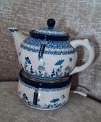 Bunzlau Castle Flower Maedow - theepot met theestoof, Ophalen, Keramiek, Overige typen, Nieuw