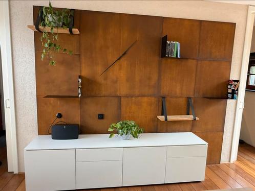 Design Dressoir hazel en wand compositie Dock-Four, Huis en Inrichting, Kasten | Wandmeubels, Zo goed als nieuw, 200 cm of meer