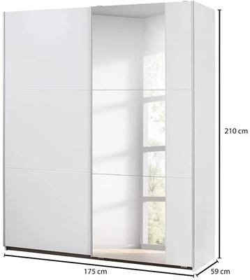 kledingkast schuifdeur topmerk topstaat nieuw spiegel Rauch