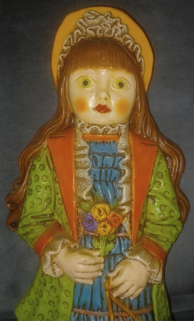 Ceramica Marque S.A. wand versiering Spanje reliëf pop, Antiek en Kunst, Antiek | Wandborden en Tegels, Ophalen of Verzenden