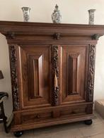 Antieke kast - Origineel Groenlose - Massief hout, Ophalen
