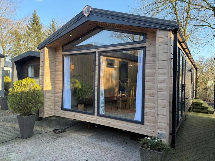 Cirion - 11.15 x 4 - Chalet - AANBIEDING!, Caravans en Kamperen, Stacaravans, tot en met 4, Ophalen