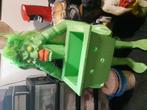 Mooie groot hout jongen krantebak groen, Antiek en Kunst, Ophalen of Verzenden