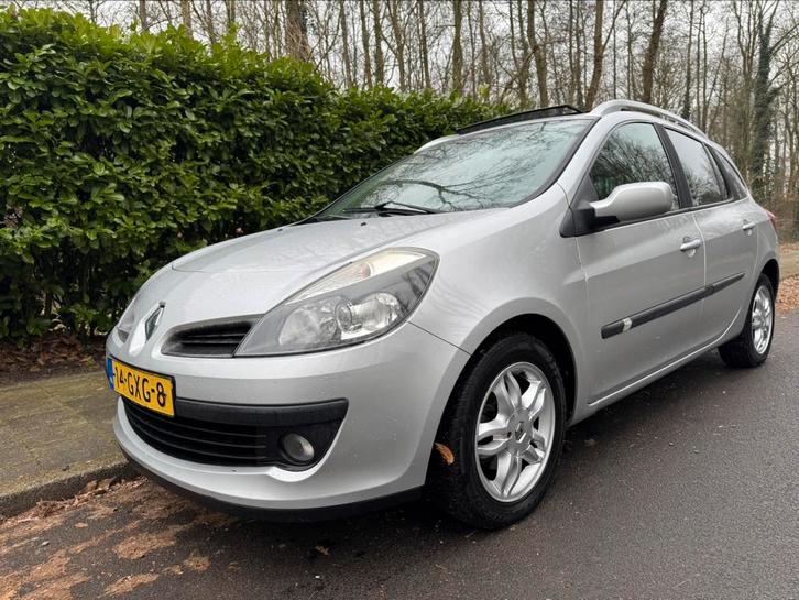 Renault Clio 1.2 TCE 100 Estate 2008 Grijs, Auto's, Renault, Bedrijf, Clio, Benzine, B, Stationwagon, Handgeschakeld, Origineel Nederlands
