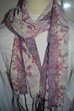 shawl, Toyama, prachtig langwerpig organza shawl, Maat 46/48 (XL) of groter, Ophalen of Verzenden, Zo goed als nieuw, Sjaal