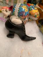 Antiek Victoriaans Speldenkussen in de vorm van een schoen, Antiek en Kunst, Curiosa en Brocante, Ophalen of Verzenden