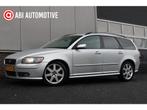 Volvo V50 2.5 T5 221 pk Summum R-Design / NL-auto/ Distri.vv, Te koop, V50, Zilver of Grijs, Benzine