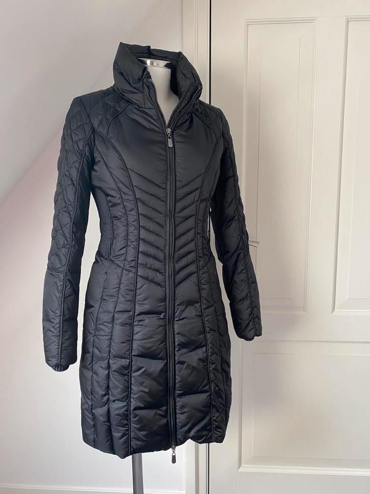 NIEUW! Prachtige lange zwarte Claudia Sträter winterjas mt S, Kleding | Dames, Jassen | Winter, Nieuw, Maat 36 (S), Zwart, Ophalen of Verzenden