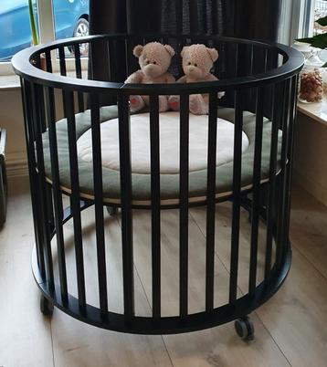 Europe Baby Circa Ronde Box Mat Zwart incl. boxkleed beschikbaar voor biedingen
