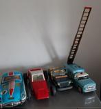 4 oude blikken speelgoed auto's, Verzamelen, Speelgoed, Gebruikt, Ophalen of Verzenden