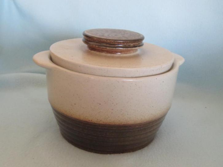 Schaal mt deksel vintage Gerzit Gerz Duits keramiek jaren 70, Antiek en Kunst, Curiosa en Brocante, Ophalen of Verzenden